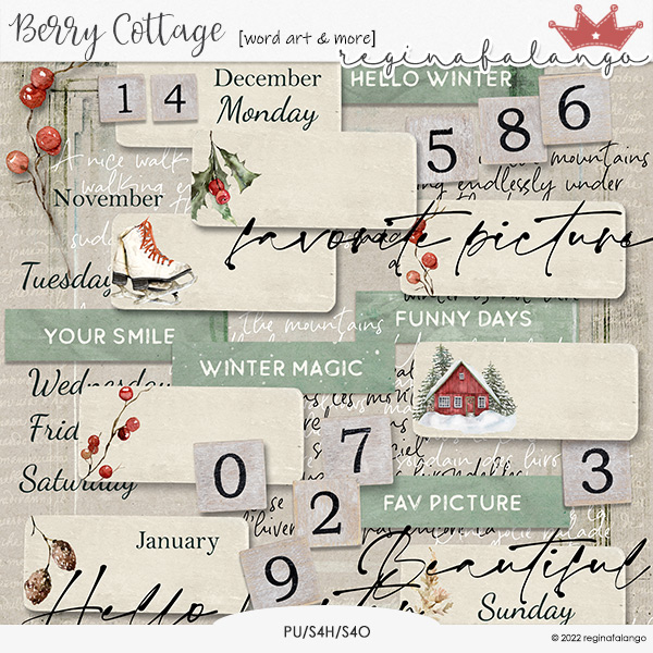 BERRY COTTAGE WORD ART & MORE