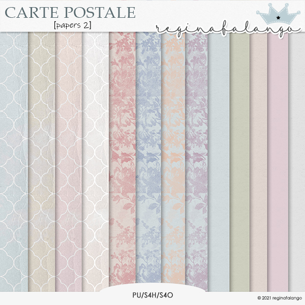 CARTE POSTALE PAPERS 2