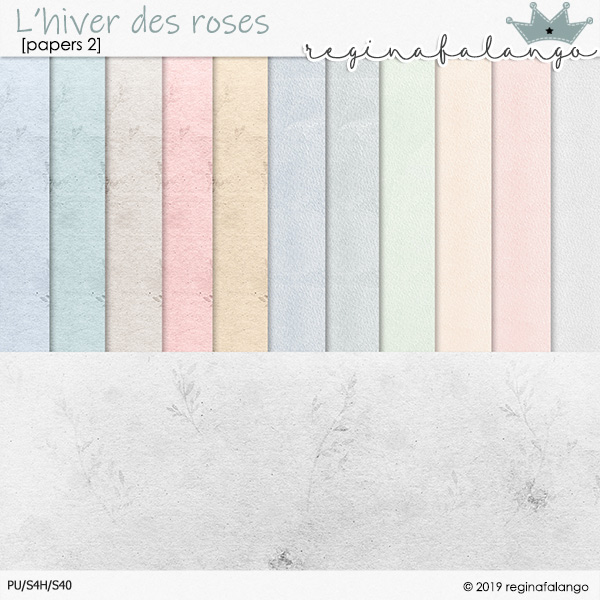 L' HIVER DES ROSES PAPERS 2