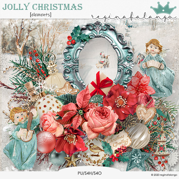 JOLLY CHRISTMAS ELEMENTS