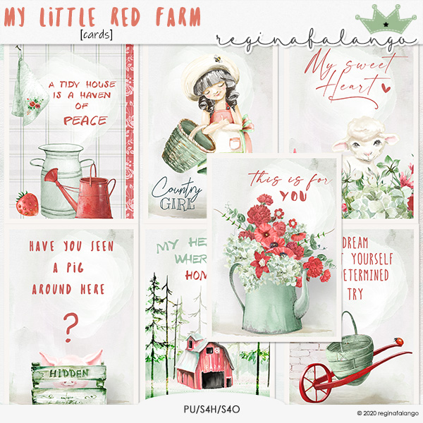 MY LITTLE RED FARM cards