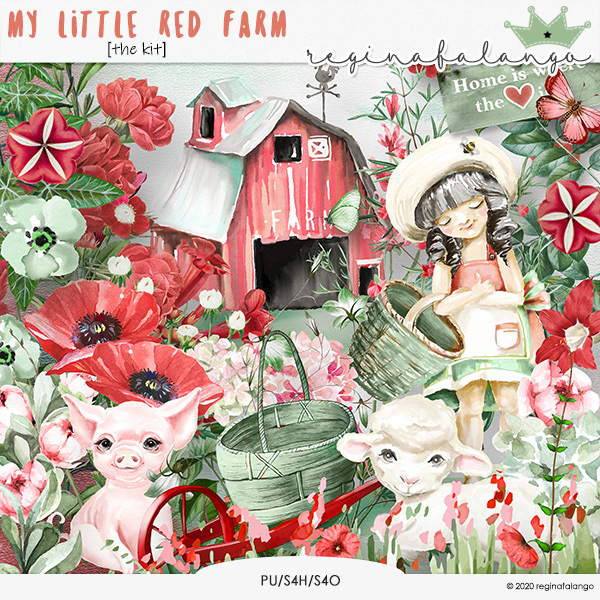 MY LITTLE RED FARM the kit