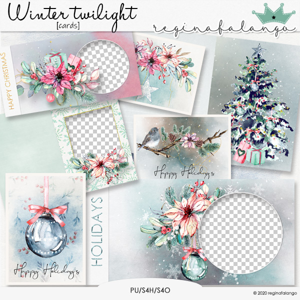 WINTER TWILIGHT CARDS