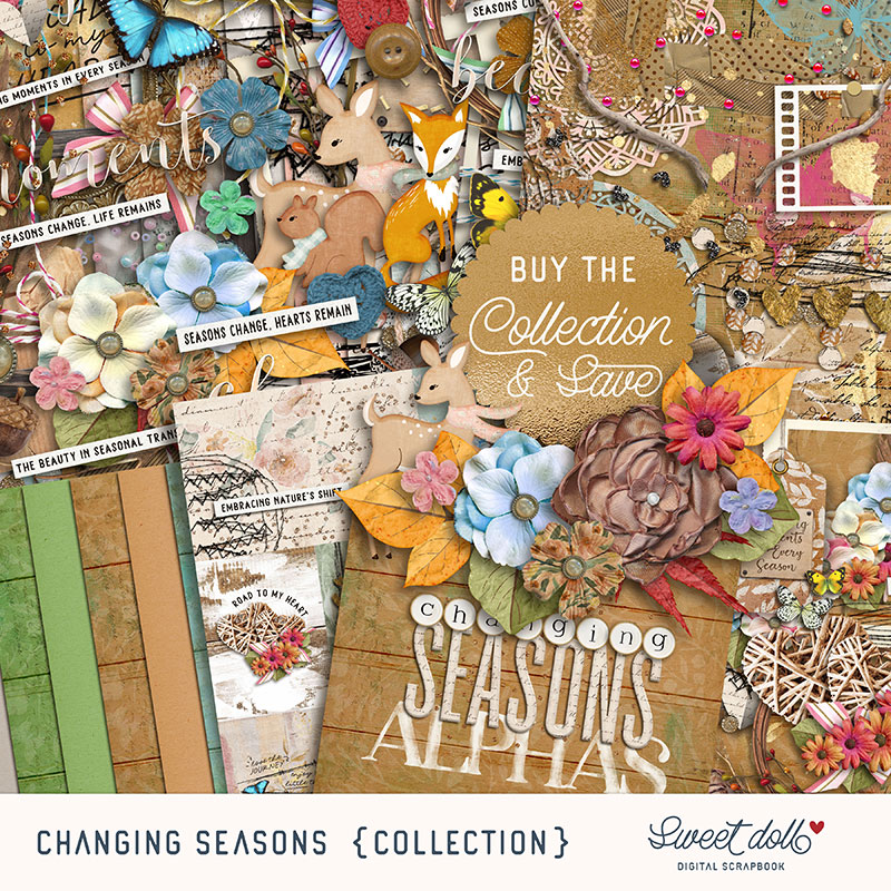 Sweet Autumn Scrapbook Set