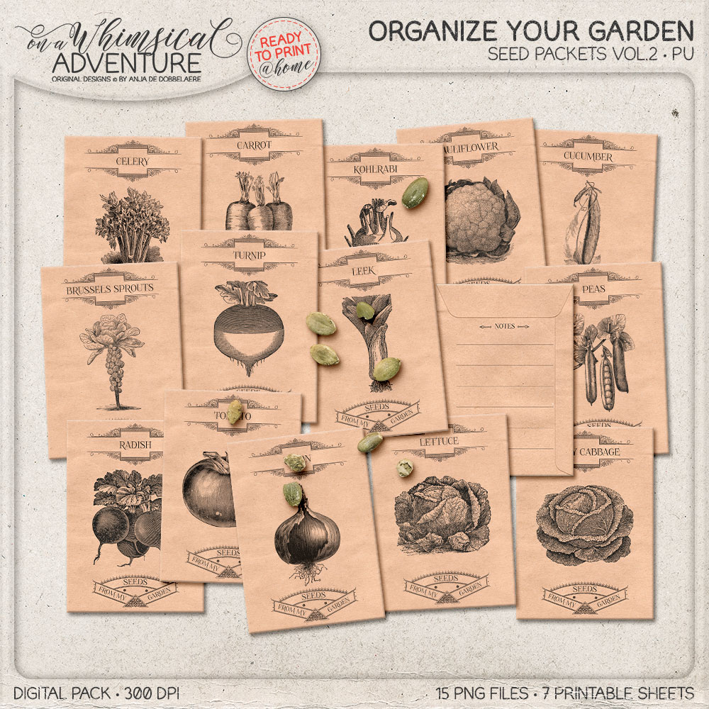 Seed packets by Whimsical Adventure