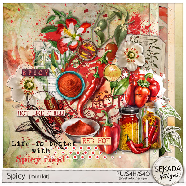 Spicy [mini kit] by Sekada Designs