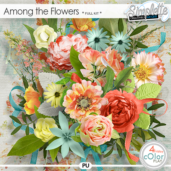 Among the flowers (full kit) by Simplette