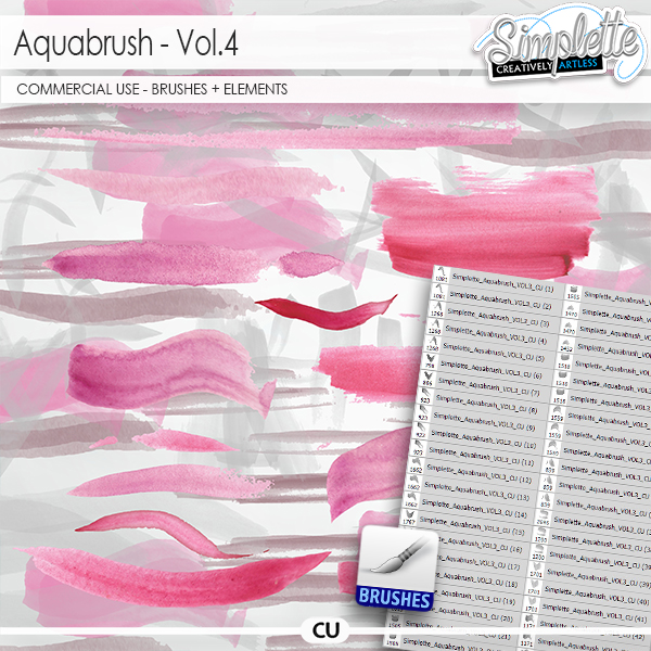 Aquabrush (CU elements + brushes) vol.4