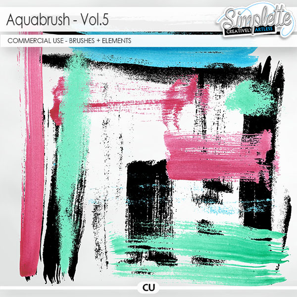 Aquabrush (CU elements + brushes) vol5