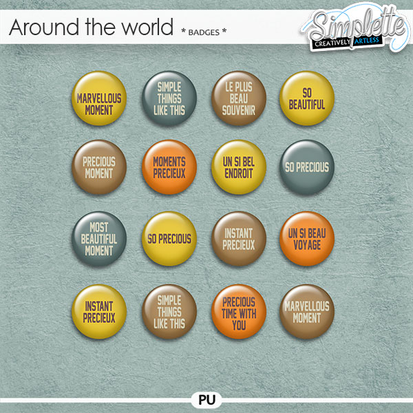 Around the World (badges) Around the World (badges)