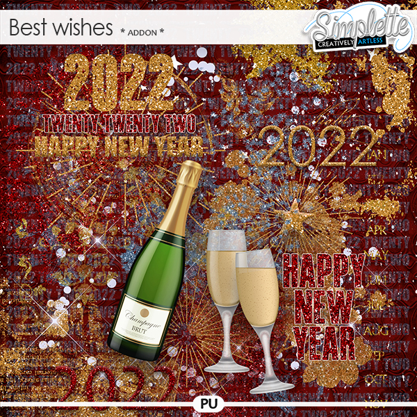 Best Wishes (addon) by Simplette | Oscraps