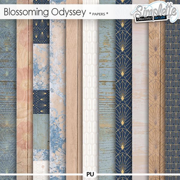 Blossoming Odyssey (papers) by Simplette