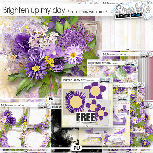 Brighten up my day (collection with FREE templates) by Simplette | Oscraps