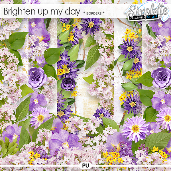 Brighten up my day (borders) by Simplette | Oscraps