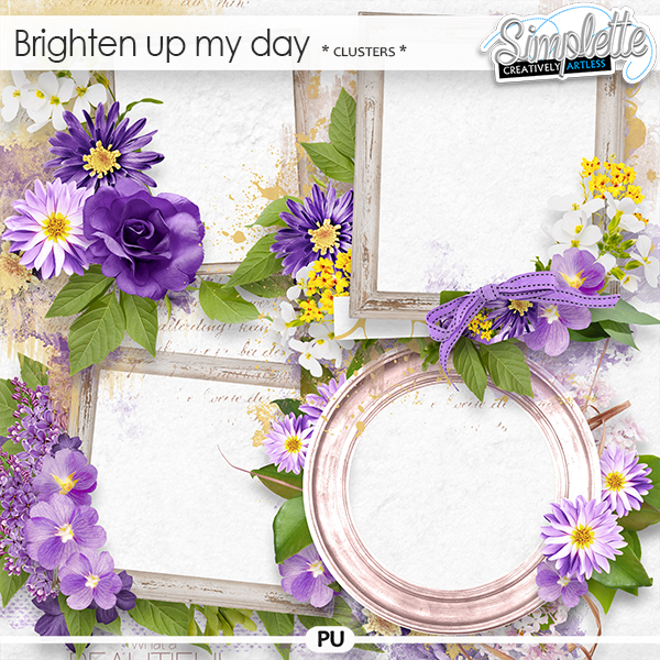 Brighten up my day (clusters) by Simplette | Oscraps