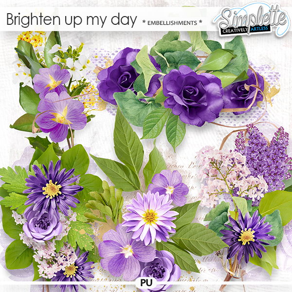 Brighten up my day (embellishments) by Simplette | Oscraps