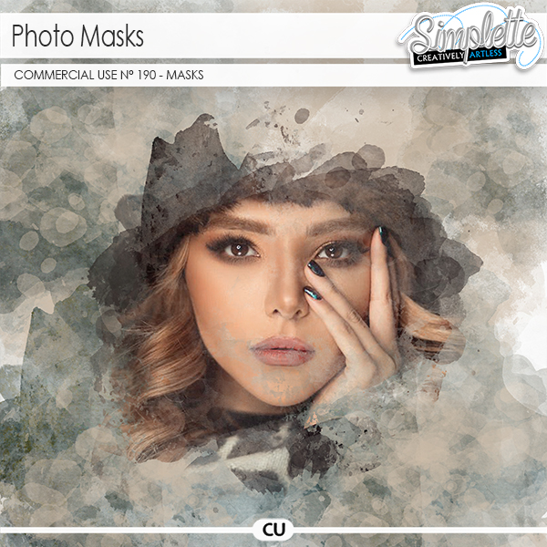 Photo masks (CU masks) 190 by Simplette | Oscraps