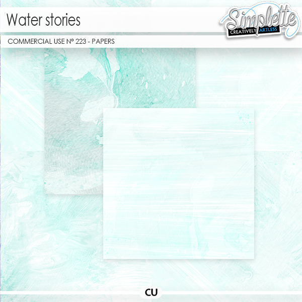 Water Stories (CU papers) 223 by Simplette | Oscraps