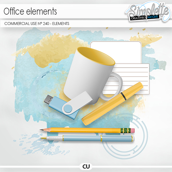 Office elements (CU elements) 240 by Simplette
