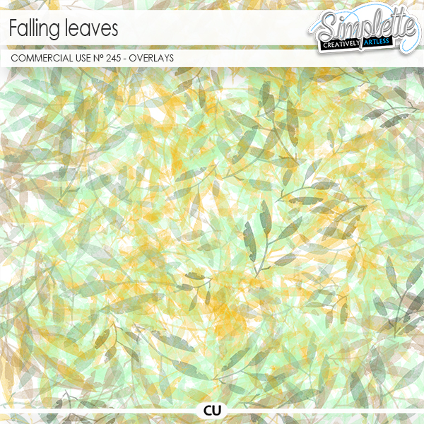 Falling Leaves (CU mixable overlays) 245 by Simplette