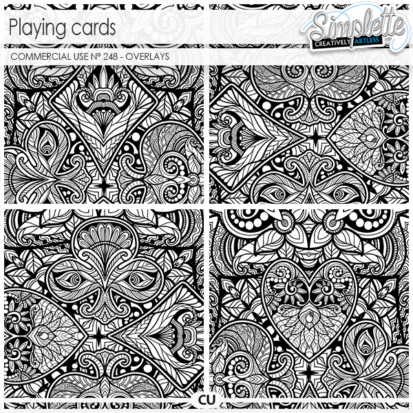 Playing Cards (CU overlays) 248 by Simplette