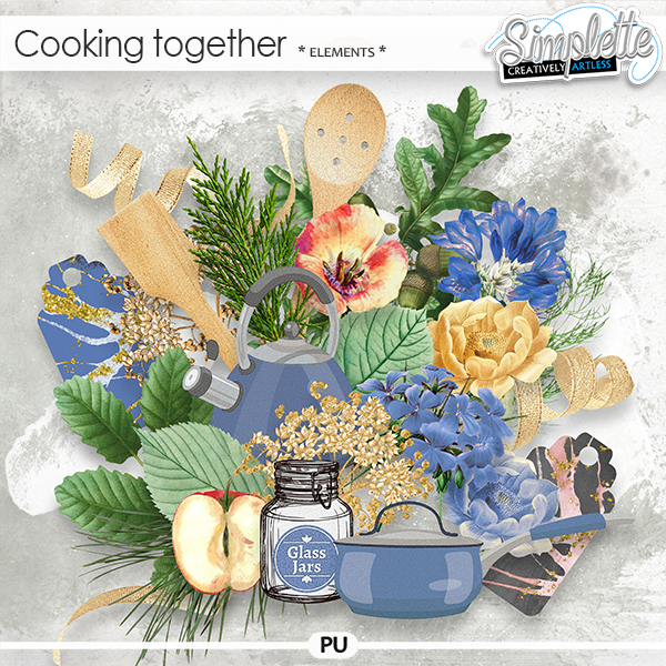 Cooking Together (elements) by Simplette | Oscraps
