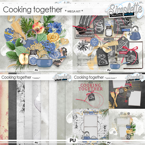 Cooking Together (MEGA KIT) by Simplette | Oscraps