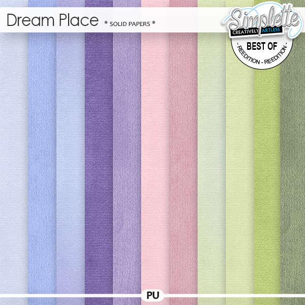 Dream Place (solid papers) by Simplette