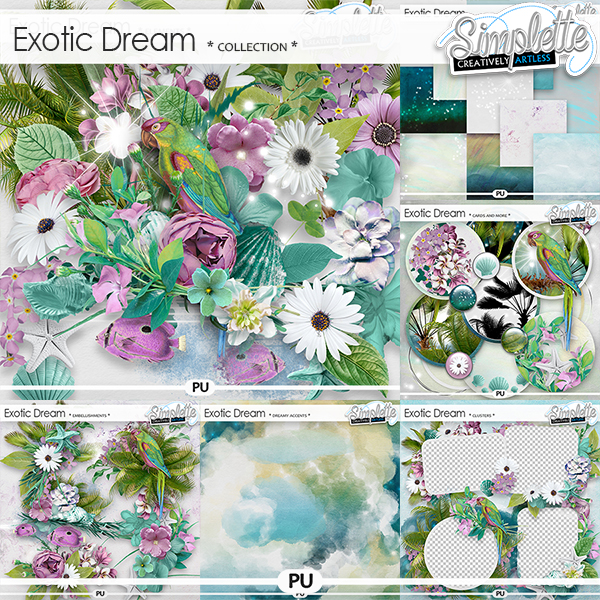 Exotic Dream (collection) by Simplette | Oscraps