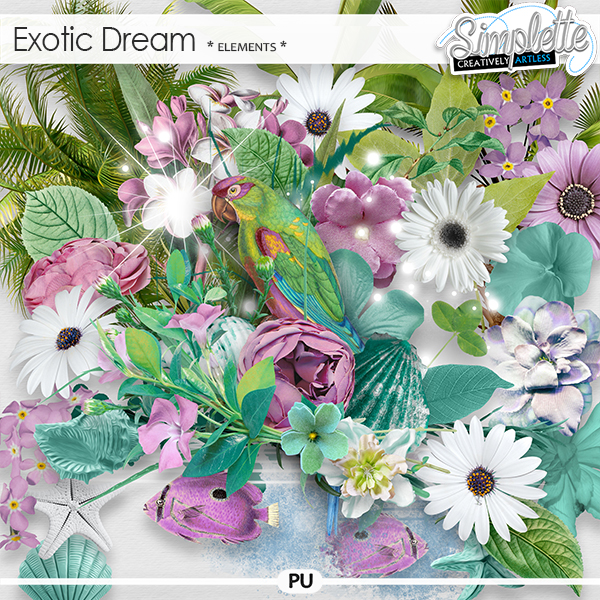 Exotic Dream (elements) by Simplette | Oscraps