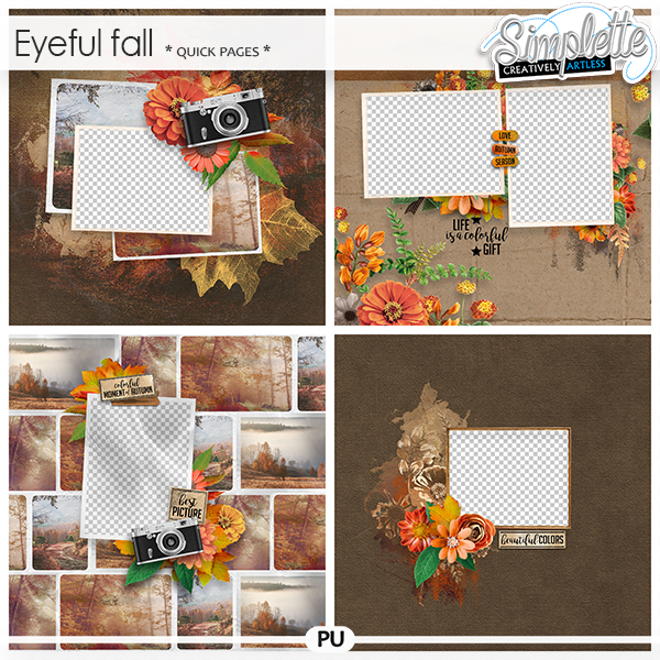 Eyeful Fall (quick pages) by Simplette