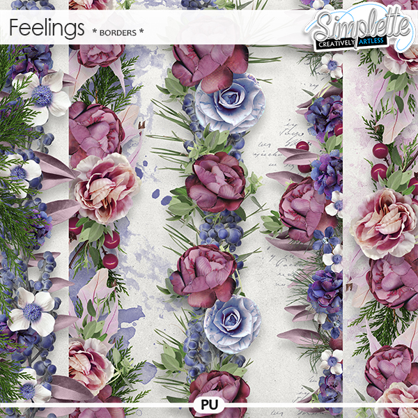 Feelings (borders) by Simplette | Oscraps