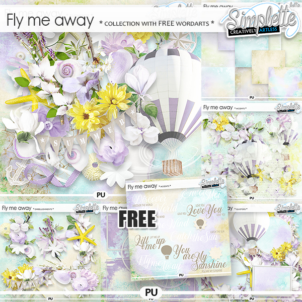 Fly me away (collection with FREEBIE) by Simplette | Oscraps