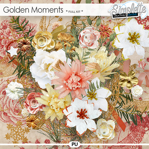 Golden Moments (full kit) by Simplette