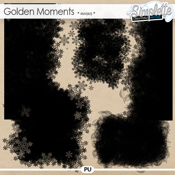 Golden Moments (masks) by Simplette