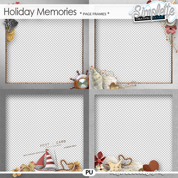 Holiday Memories (pages frames)