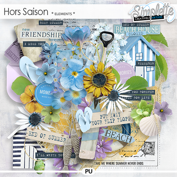 Hors Saison (elements) by Simplette | Oscraps