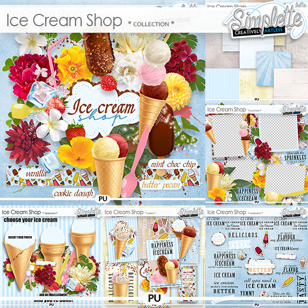 Ice Cream Shop (collection) by Simplette