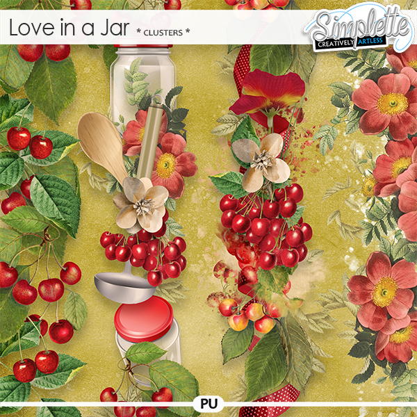 Love in a Jar (borders) by Simplette Love in a Jar (borders) by Simplette