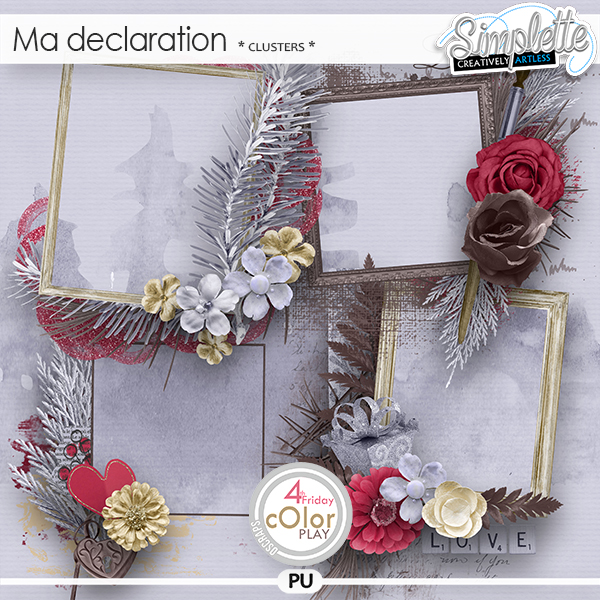 Ma Declaration (clusters) by Simplette