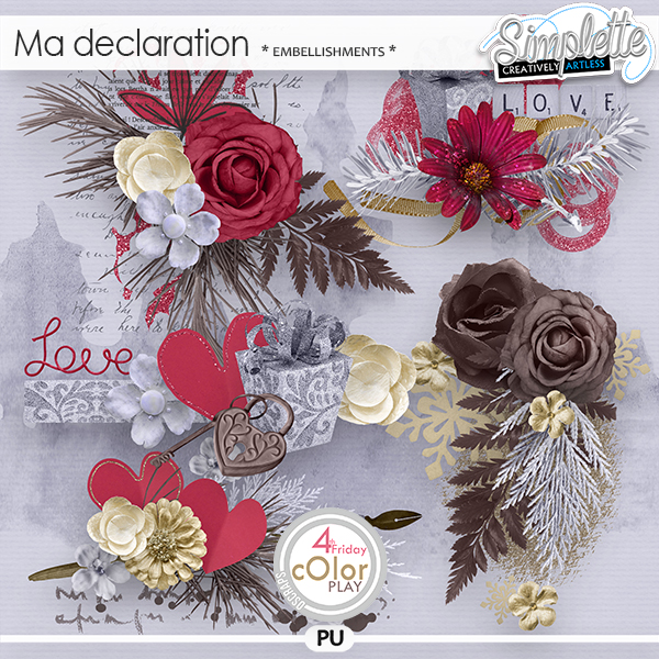 Ma Declaration (embellishments) by Simplette