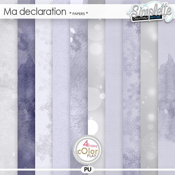 Ma Declaration (papers) by Simplette