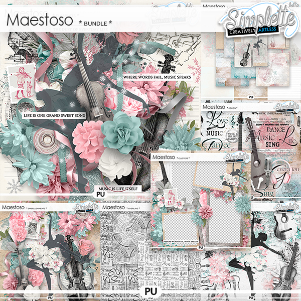 Maestoso (collection) by Simplette | Oscraps