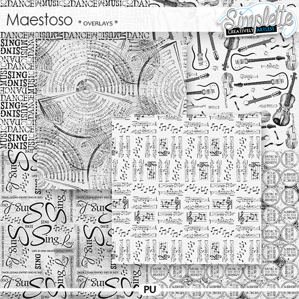 Maestoso (overlays) by Simplette | Oscraps