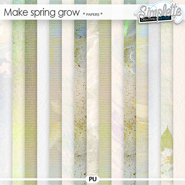 Make Spring grow (papers) by Simplette