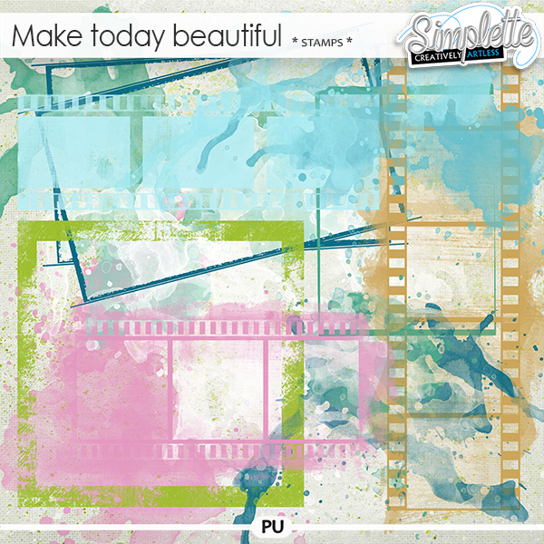 Make today beautiful (stamps) by Simplette