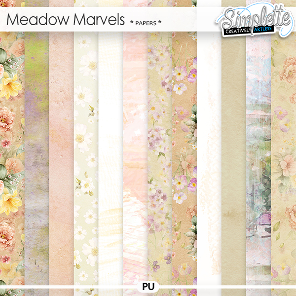 Meadow Marvels (papers) by Simplette