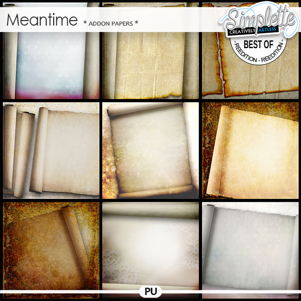 Meantime (addon papers) by Simplette