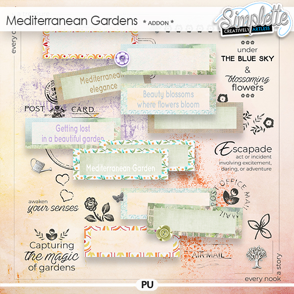 Mediterranean Gardens (addon) by Simplette