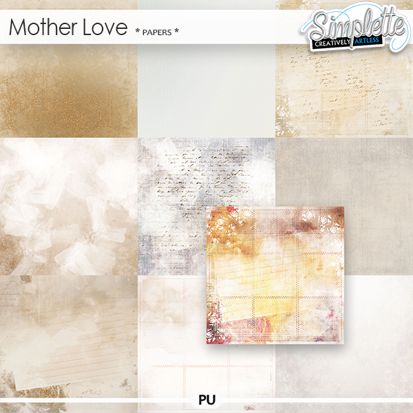 Mother Love (papers) by Simplette